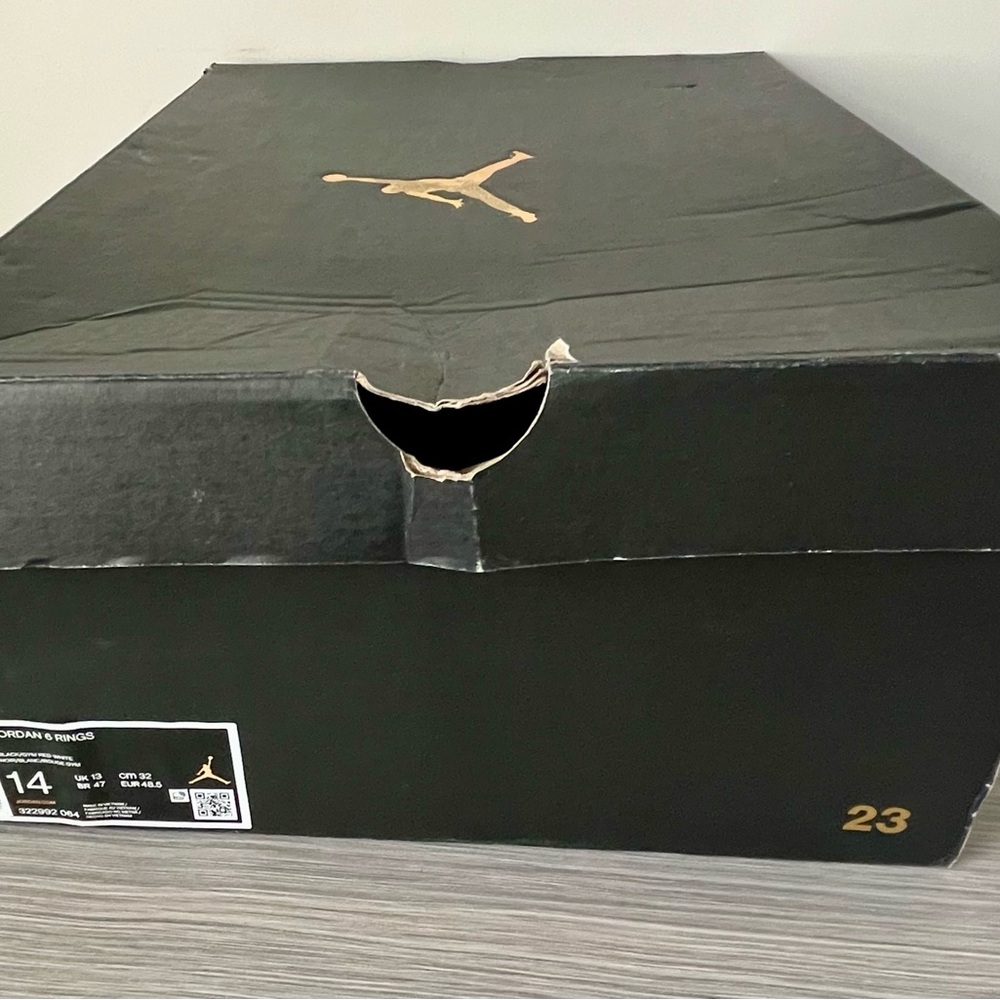 Jordan 6 Rings Black and Red Box - Picture 9 of 10